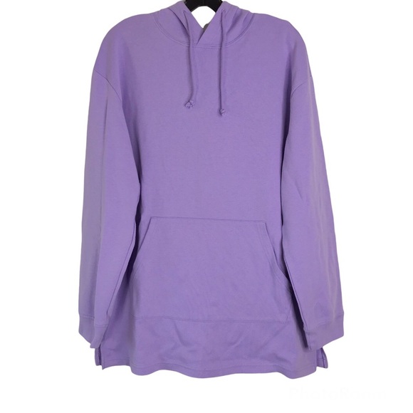 Original Use Tops - Original Use Oversized Long Tunic Pullover Hoodie Sweater "Dress" LARGE